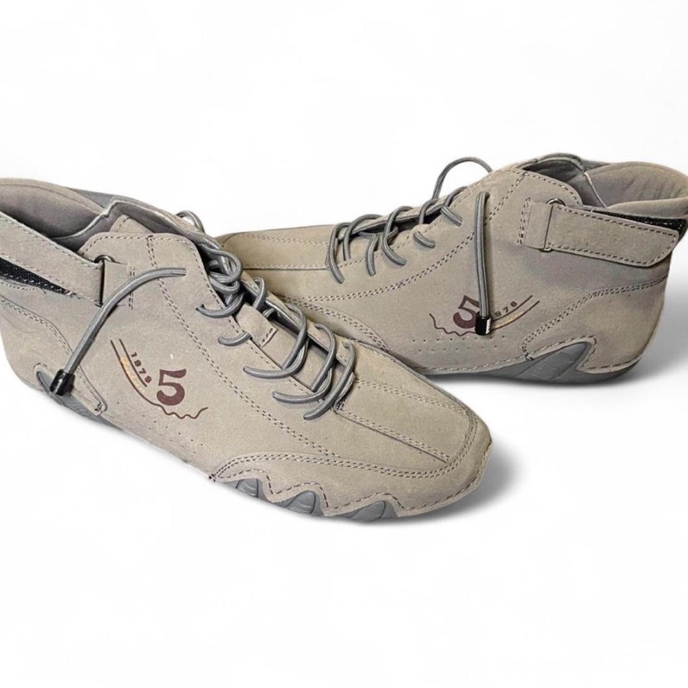 Vintage‎ Five Four Driving Shoes Grey Racing-Inspired Sneakers (EU 40)